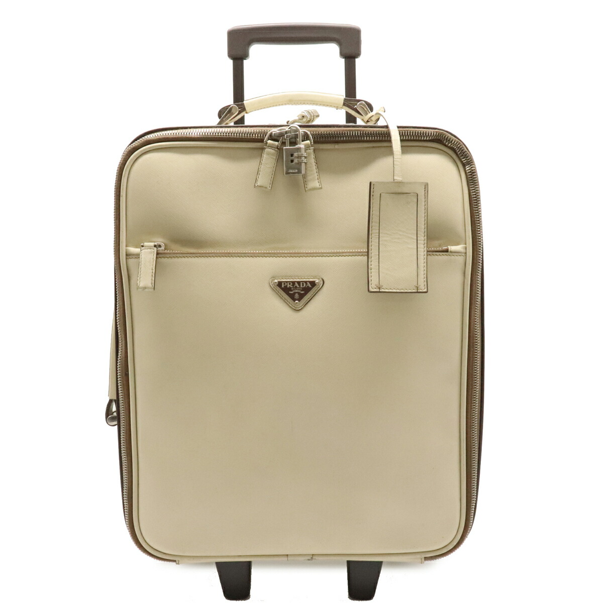 楽天市場】【バッグ】PRADA プラダ サフィアーノ キャリーバッグ