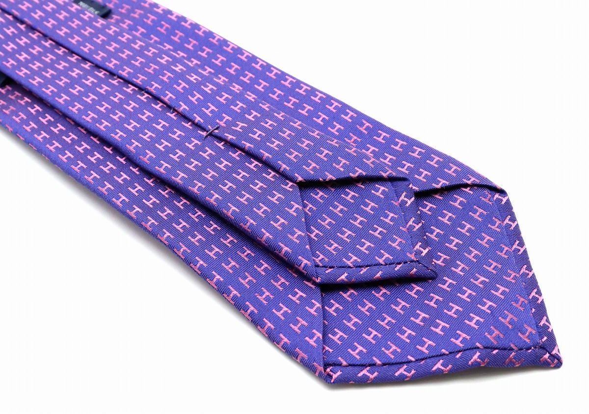 楽天市場】【アパレル】HERMES エルメス ネクタイ Hロゴ シルク100