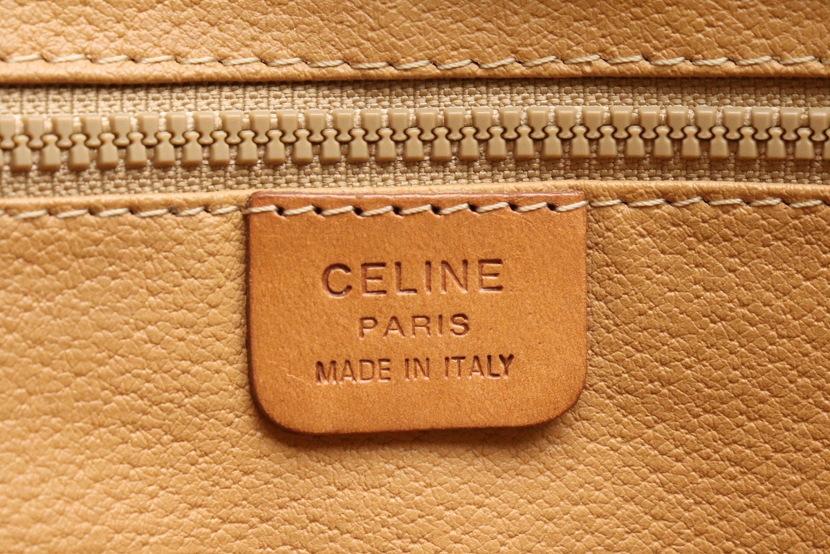 楽天市場】【バッグ】CELINE セリーヌ マカダム柄 ポーチ セカンド