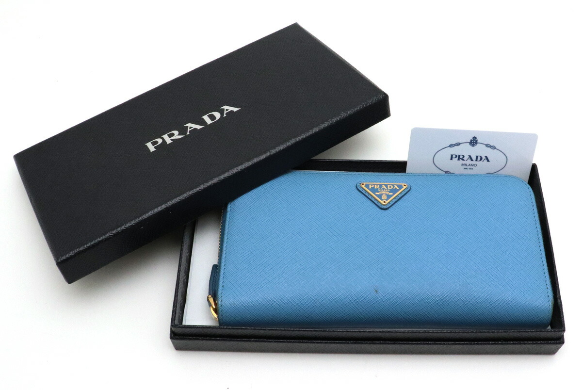 楽天市場】【財布】PRADA プラダ ラウンドファスナー 長財布