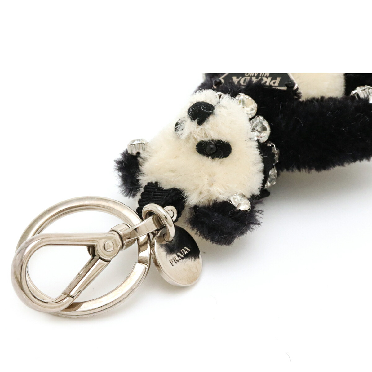 楽天市場】PRADA プラダ パンダ キーホルダー キーリング バッグ