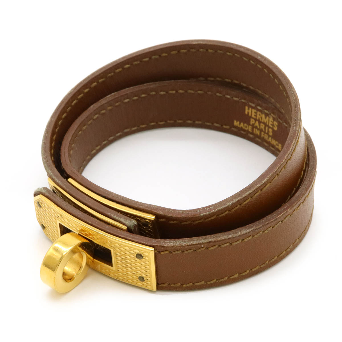 楽天市場】HERMES エルメス ケリー ドゥブルトゥール ブレスレット 2連