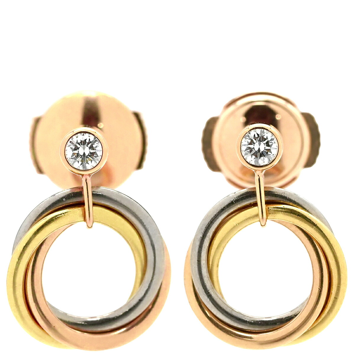 楽天市場】カルティエ トリニティ（ピアス｜レディースジュエリー