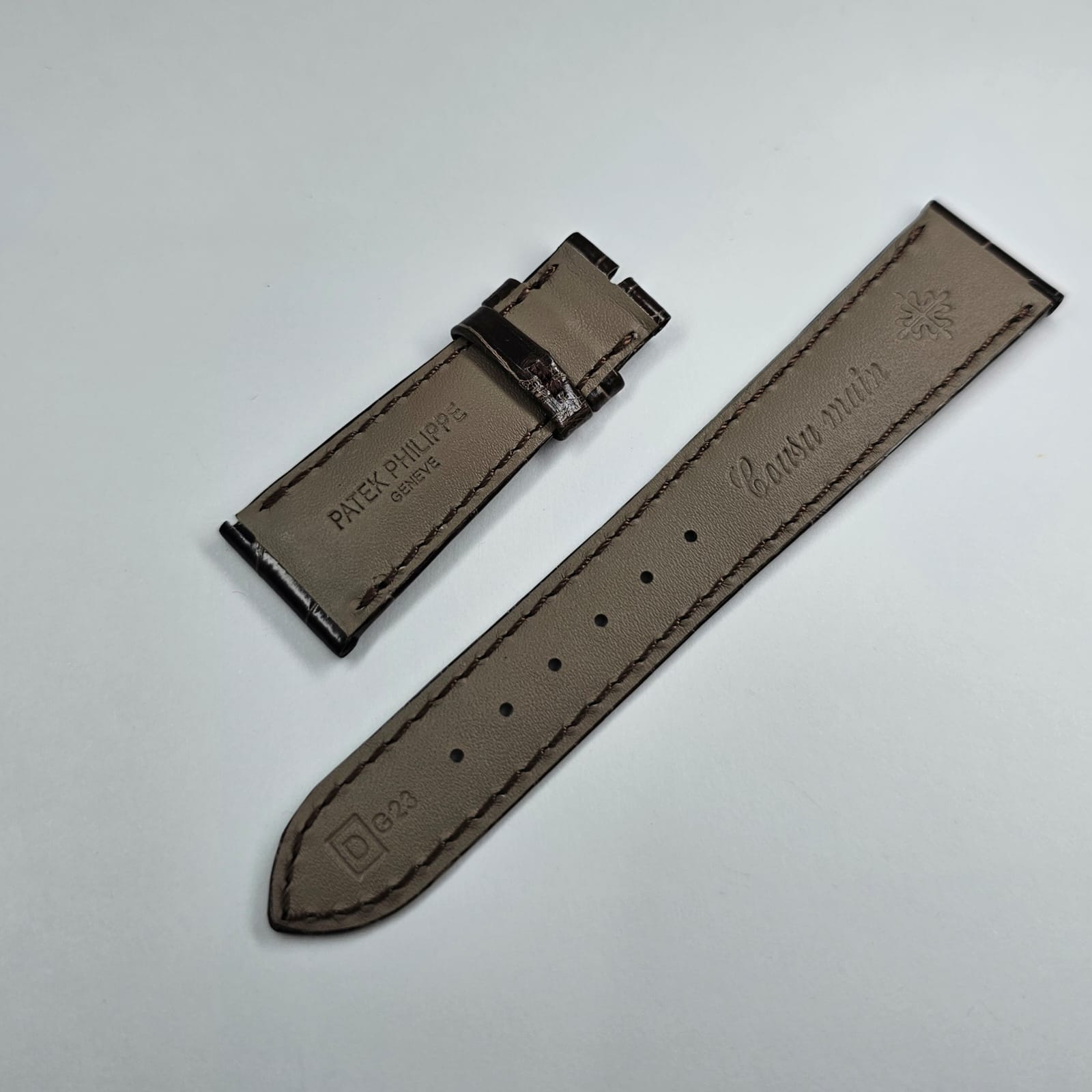 楽天市場】パテックフィリップ純正革ベルト20-16mmエナメルブラウン