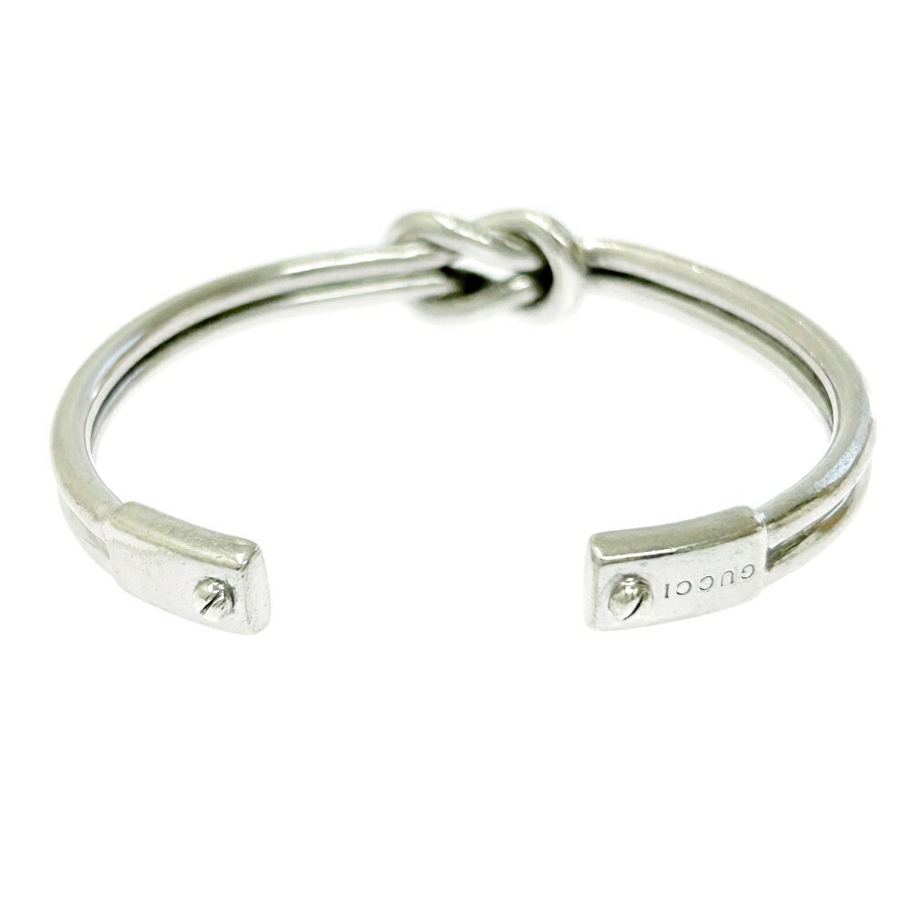 楽天市場】【中古】GUCCI グッチ シルバー ノット バングル 22.7g 925