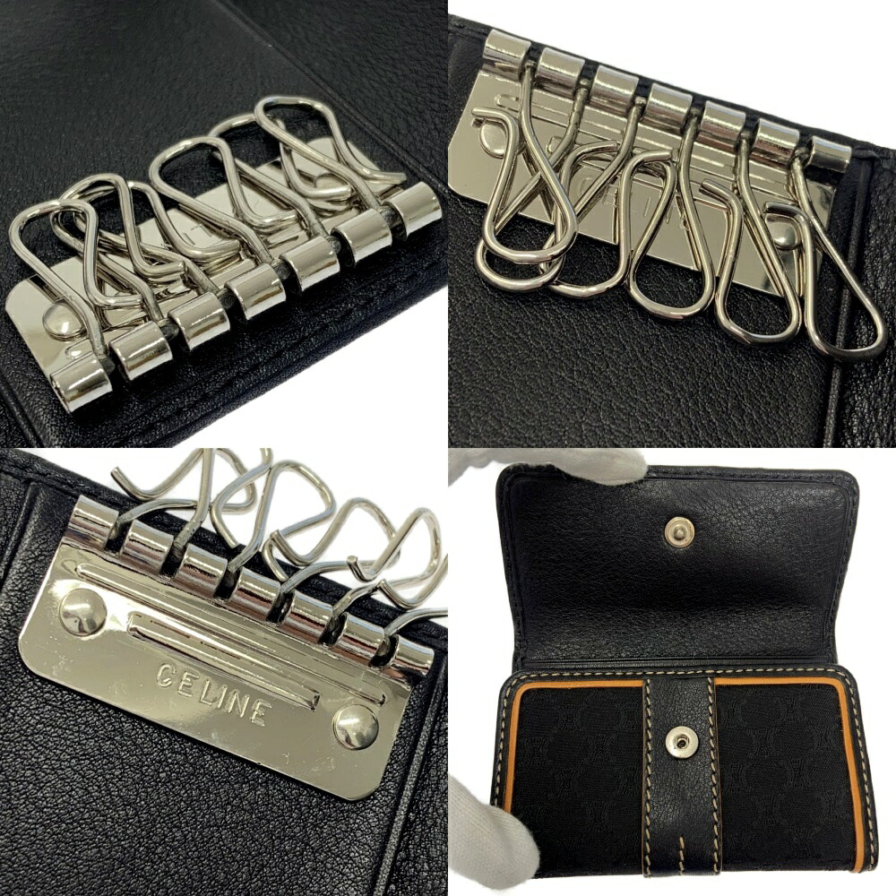 楽天市場】【中古】【箱付き】 CELINE セリーヌ レザー マカダム 6連