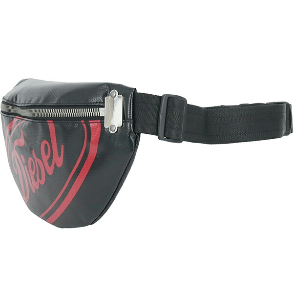 楽天市場】ディーゼル ベルトバッグ メンズ ナイロン ロゴ ブラック 黒