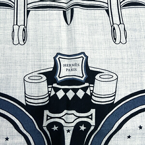 楽天市場】【未使用品】 エルメス ショール カレ ジェアン 140 四輪