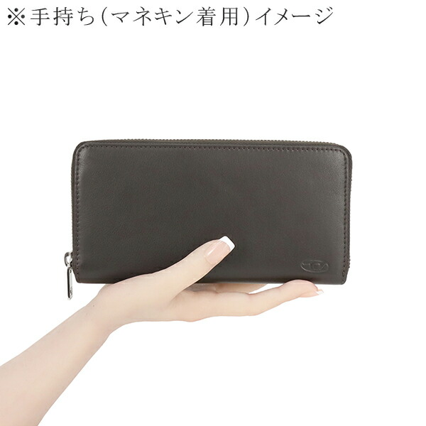 楽天市場】ディーゼル 長財布 カウレザー ダークブラウン イエロー 本