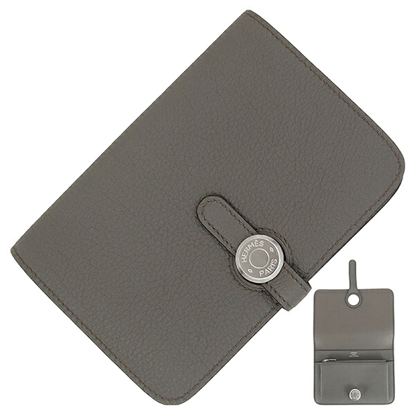 楽天市場】【未使用品】 エルメス ドゴン コンパクト トゴ エタン