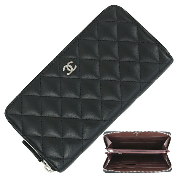 楽天市場】【10%OFF】 シャネル 長財布 クラシック ロングジップ