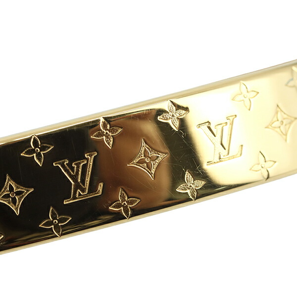 楽天市場】【10%OFF】 ルイヴィトン ブレスレット カフ ナノグラム S