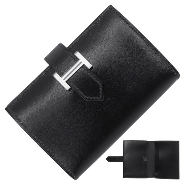 楽天市場】【10%OFF】 エルメス カードケース ベアン ボックスカーフ