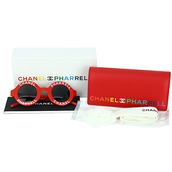 楽天市場】【10%OFF】 シャネル サングラス レッド 赤 ファレル