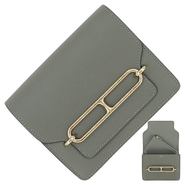 楽天市場】【10%OFF】 エルメス 二つ折り財布 ロウリス ルリ スリム