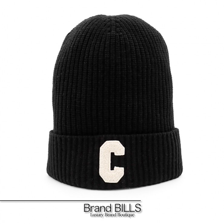 楽天市場】セリーヌ ニット帽 ブラックの通販
