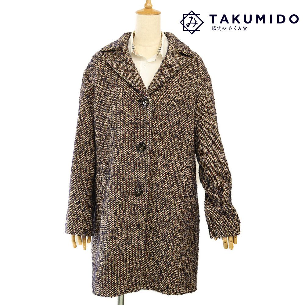 楽天市場】マックスマーラ コート レディース サイズ42 中古 ツイード