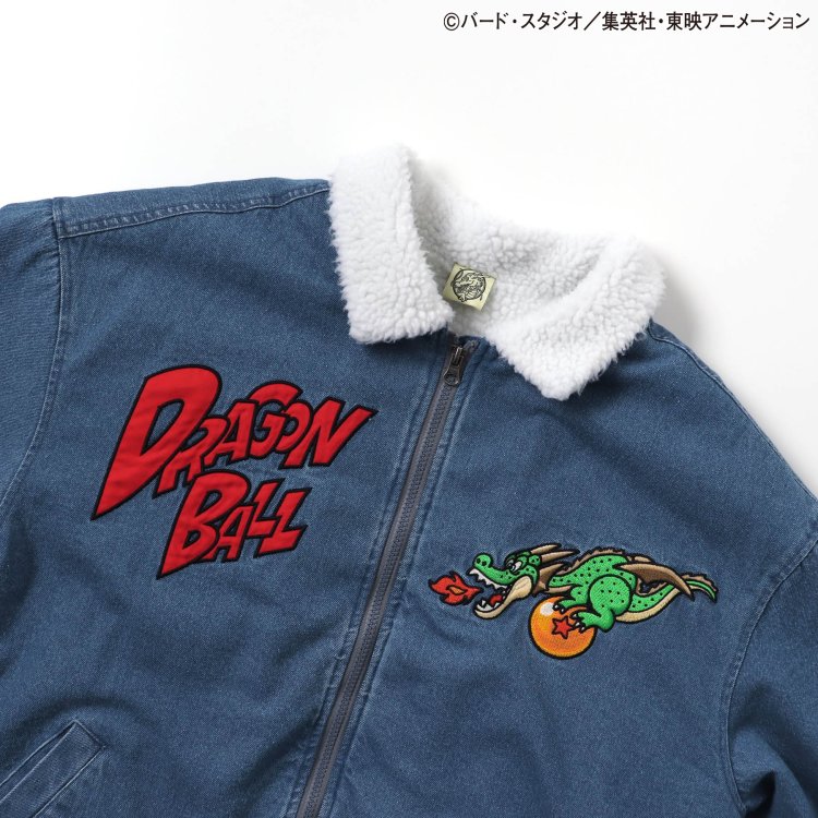 楽天市場】【リンク】ドラゴンボールコラボ_デニムボアジャケット(大人