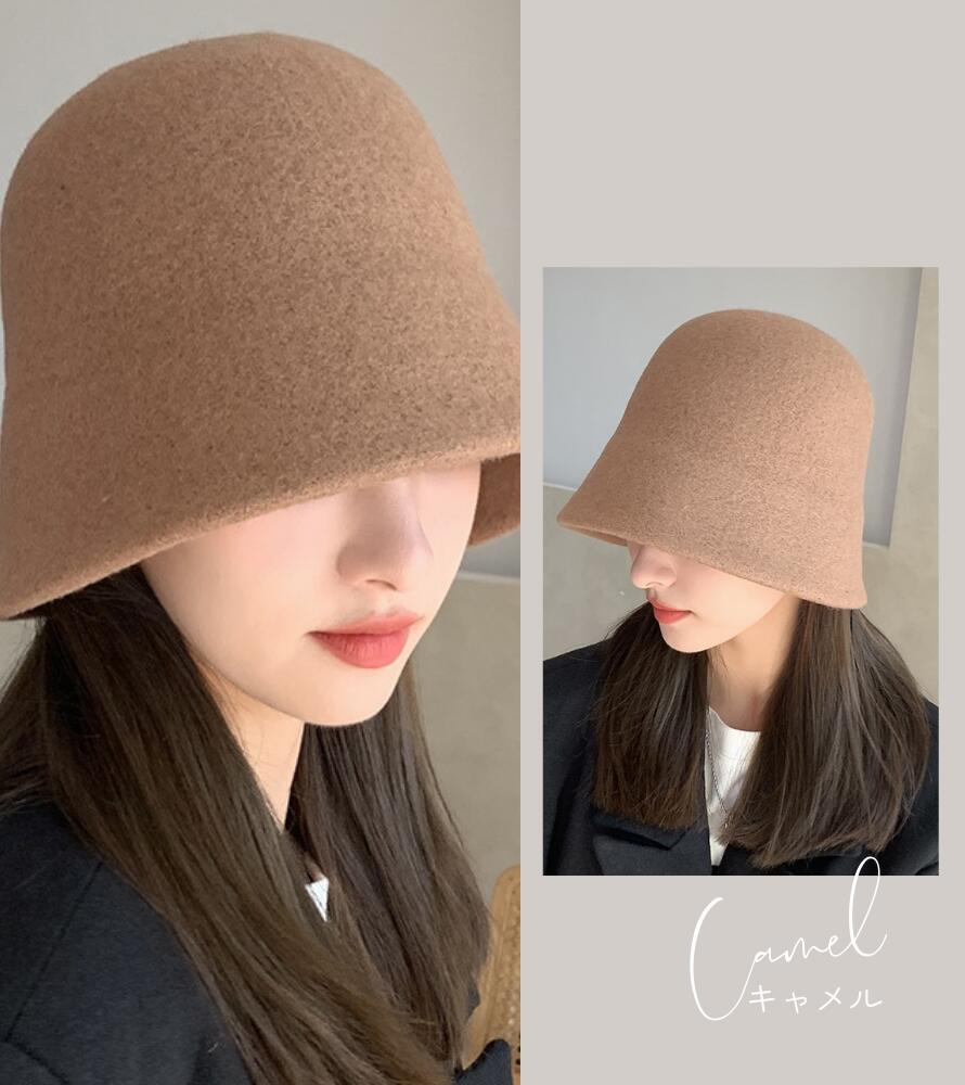 楽天市場】バケットハット 帽子 レディース 冬 小顔効果 ウールハット