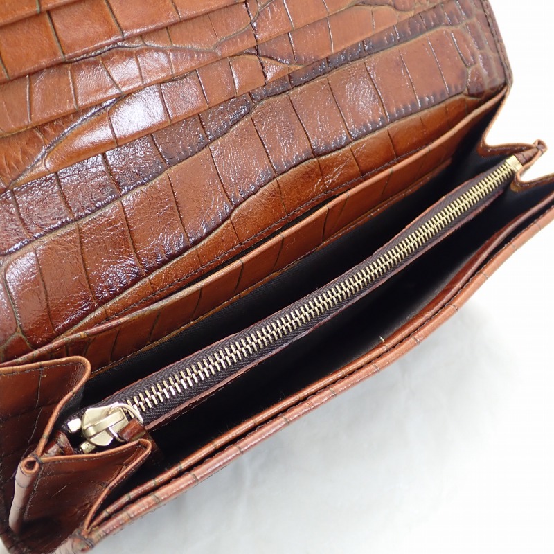 楽天市場】フェンディ【FENDI】 ズッカ柄キャンバスXレザー二つ折り長