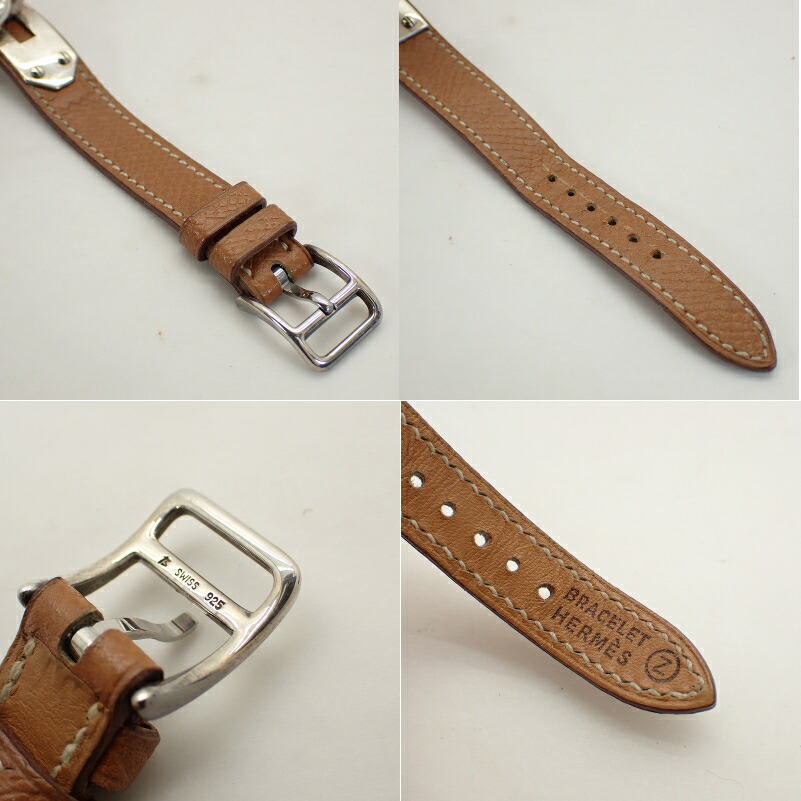 楽天市場】エルメス【HERMES】ケリーウォッチSV925レザーベルト（〇Z刻