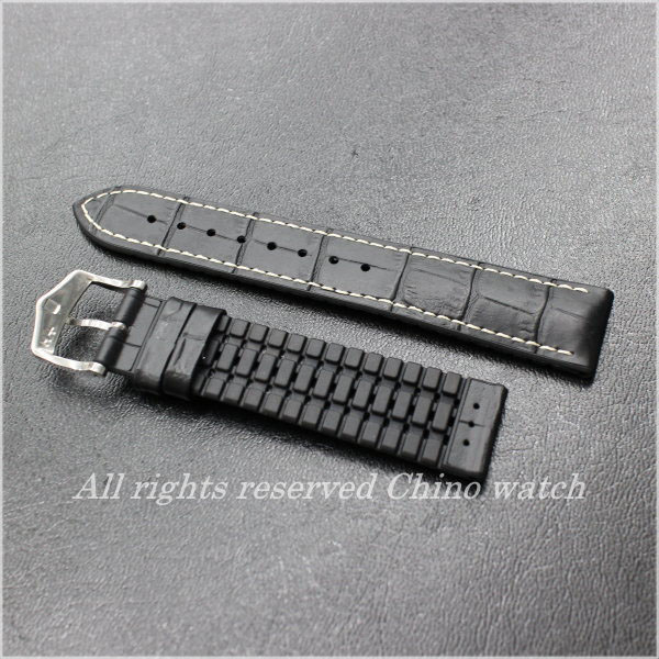 楽天市場】ヒルシュ 腕時計ベルト HIRSCH ジョージ ブラック（白