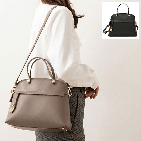 楽天市場】フルラ バッグ ハンドバッグ ショルダーバッグ パイパー M