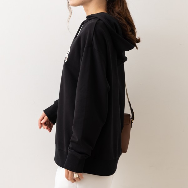 楽天市場】モンクレール パーカー フーディー ブラック レディース