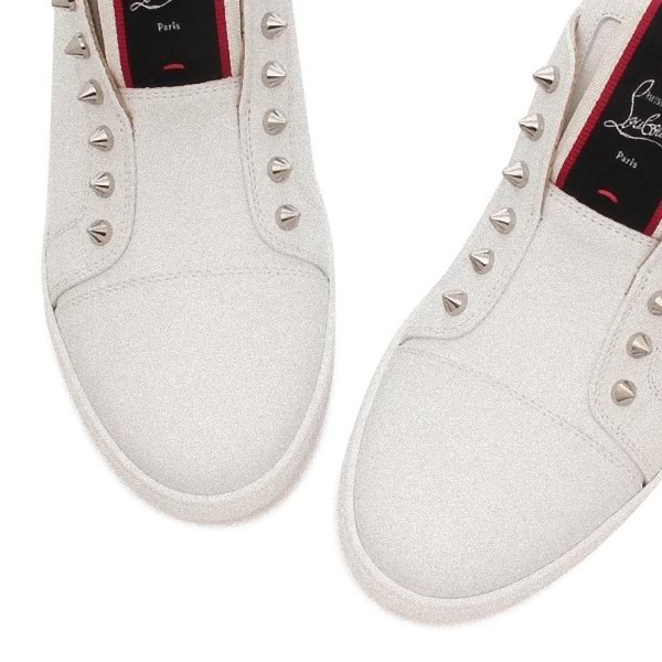 楽天市場】クリスチャンルブタン スニーカー スリッポン ホワイト