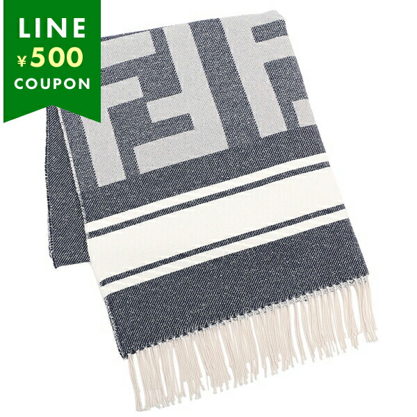 楽天市場】フェンディ タオル ビーチタオル FFロゴ ネイビー ホワイト