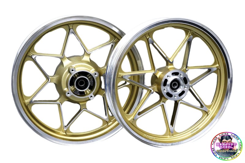 楽天市場】ゼファー400 キャスト ホイール ゴールド セブン