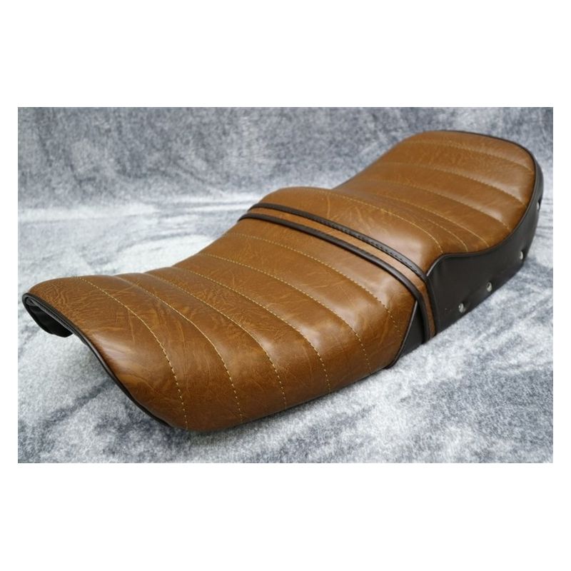 楽天市場】CBX400F タックロールシート 茶 ツートン 皮 鋲 打ち