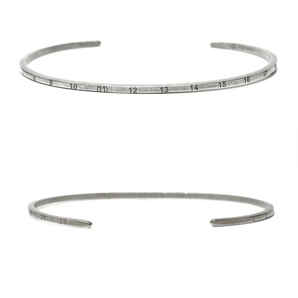 楽天市場】MAISON MARGIELA メゾンマルジェラ バングル シルバー