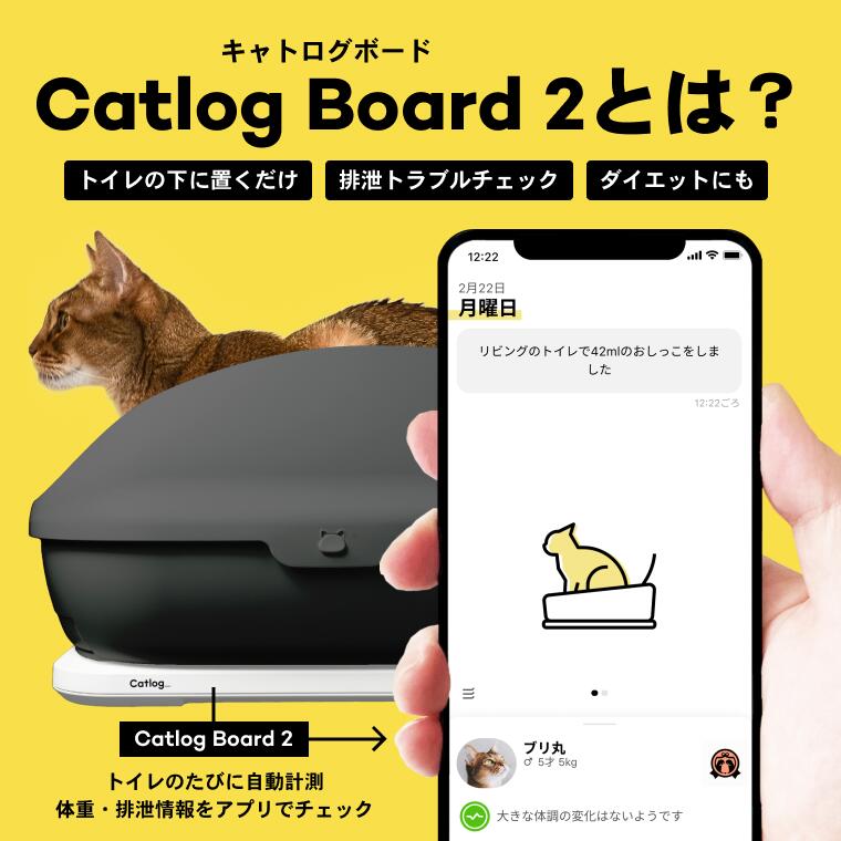 楽天市場】【Catlog公式｜送料無料】Catlog Board 2 今あるトイレや猫