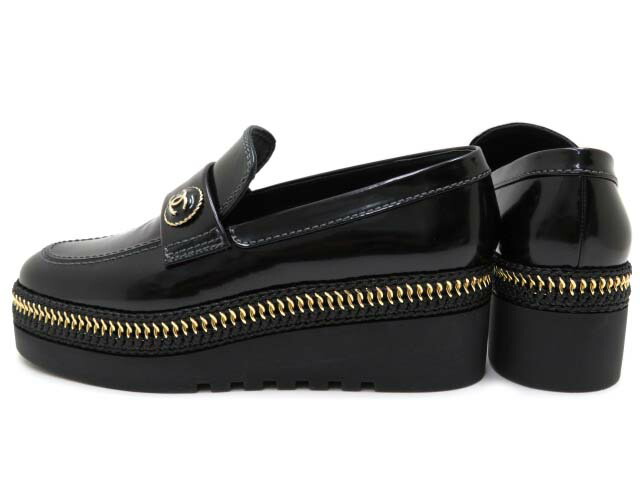 楽天市場】CHANEL ローファー 21B G37671 シャイニー カーフスキン