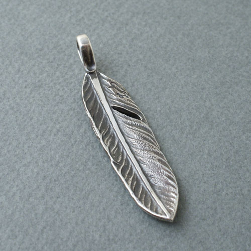 楽天市場】Rooster King & Co.×LYNCH SILVERSMITH FEATHER NECKLACE