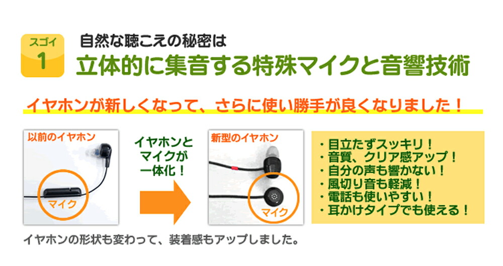 楽天市場】【モバイルタイプ】最新型 みみ太郎 SX-011-2 両耳用 充電式