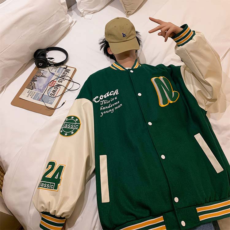 楽天市場】ブルゾン スタジャン スタジアムジャケット 切替 メンズ