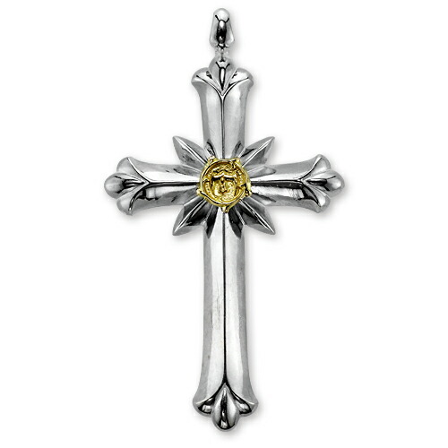 楽天市場】【鷲見太郎 Pendant ペンダント】Newクロスペンダントw/K18