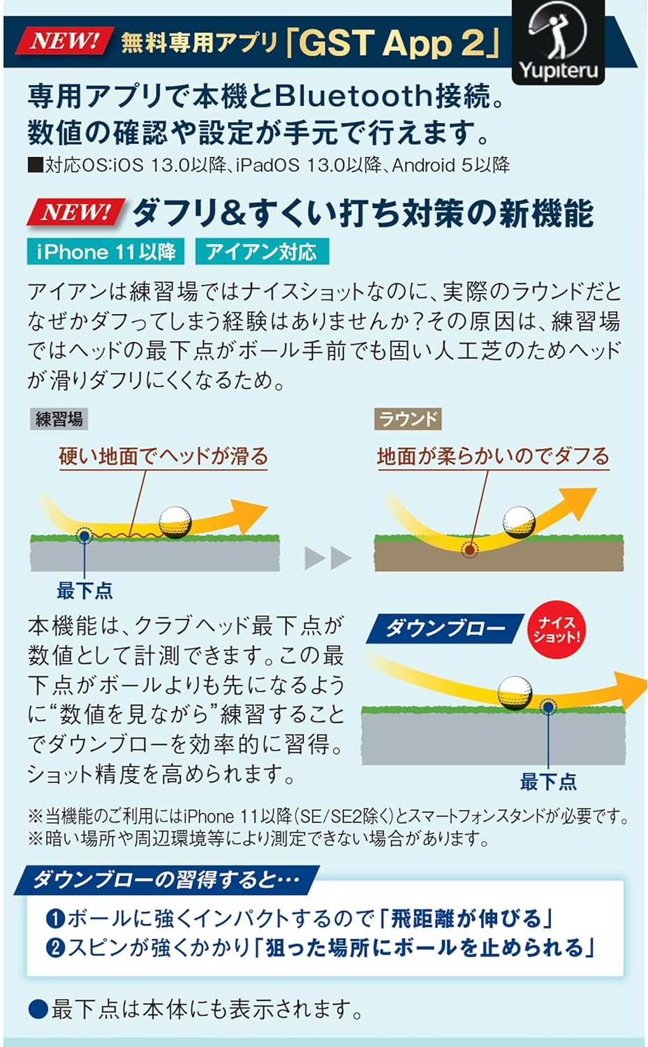 楽天市場】＼ランキング1位受賞／ユピテル YUPITERU ゴルフスイング