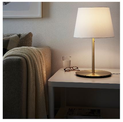 楽天市場】IKEA イケア テーブルランプベース 黄銅色 38cm n80434674