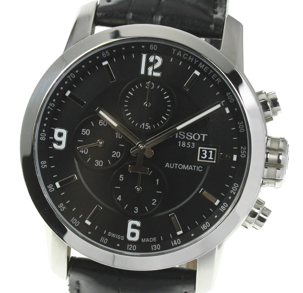 楽天市場】☆美品【TISSOT】ティソ クロノグラフ T055427A 自動巻き