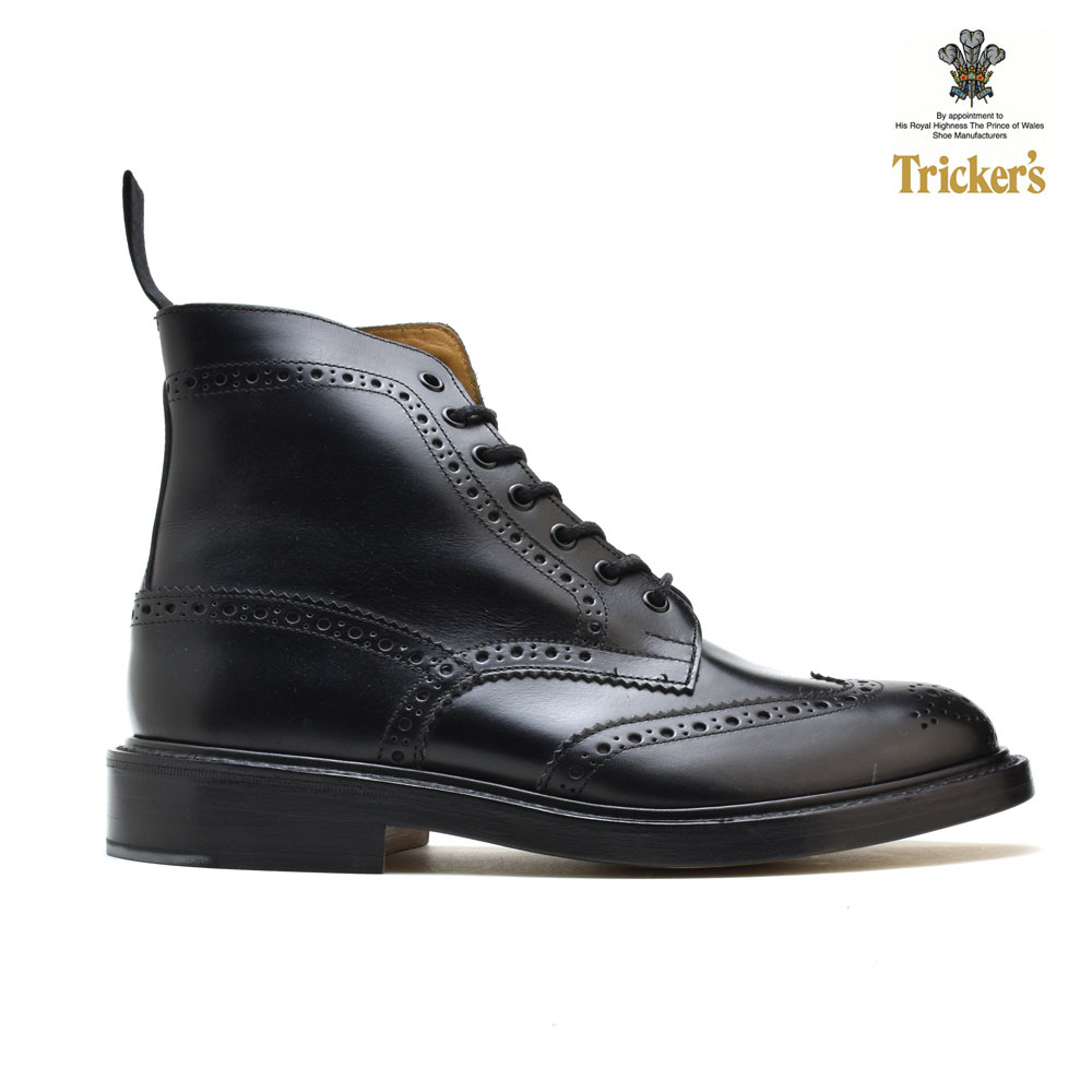 楽天市場】トリッカーズ TRICKER'S 2508 カントリーブーツ ブラック 黒