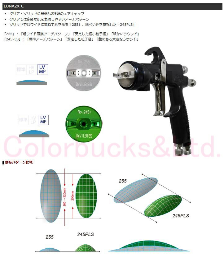 楽天市場】□【LUNA2X-C】Devilbiss デビルビス【KGL-400-FA-STカップ