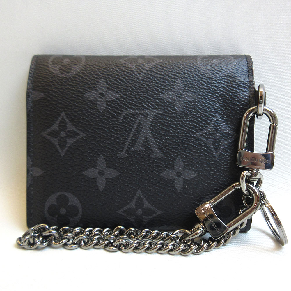 楽天市場】ルイヴィトン チェーンコンパクトウォレット グレー系 ミニ