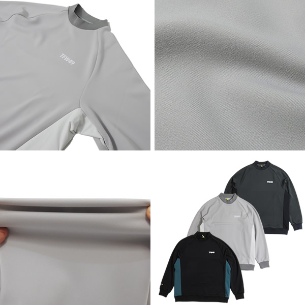 楽天市場】TFW49 ゴルフ メンズ カットソー モックネックプルオーバー