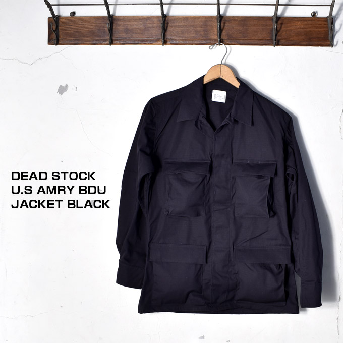 楽天市場】1997年製 デッドストック米軍 アメリカ軍BDU JACKET BLACK