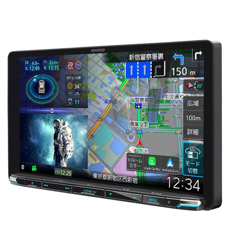 楽天市場】ケンウッド 彩速ナビ MDV-M911HDL 9インチ インダッシュ