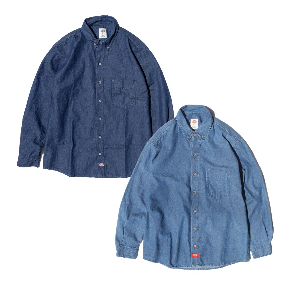 楽天市場】DICKIES ディッキーズ 【長袖 デニムシャツ】 メンズ 大きい