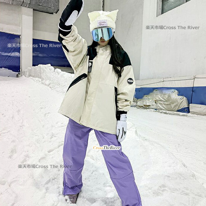 楽天市場】スキーウェア レディース ズボン かわいい セット 上下